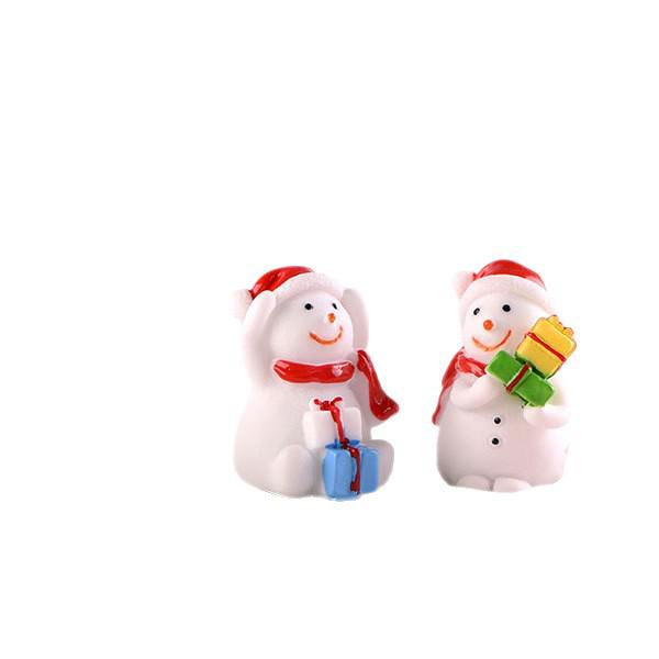 Ornements de Noël à faire soi-même: Mini Figurines & Décorations de Bureau - Poupées Père Noël & Bonhomme de Neige