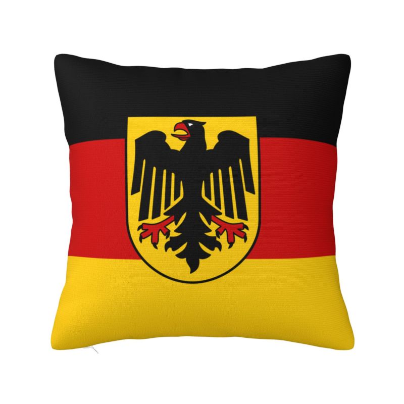 German Empire Eagle 1871 With Flag Colors Modern Throw Pillow Covers Decoracion Salon Case Emblem National Flag Sofa Cushion