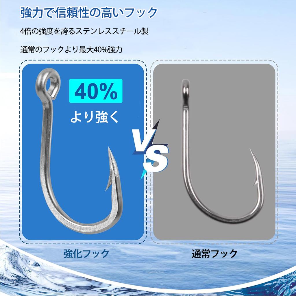 Stainless Steel Fishing Single Hooks with for Baitcasting and Super Strong Thick for Large Set of 30 Hooks, Barbs, Tackling, Silver, Shank, Fish,