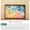 Oil Painting Style Floral Square Tea Tray Snack Plate Coffee Storage Board Teapot Mat Dishes For Serving Tea Ceremony Supplies