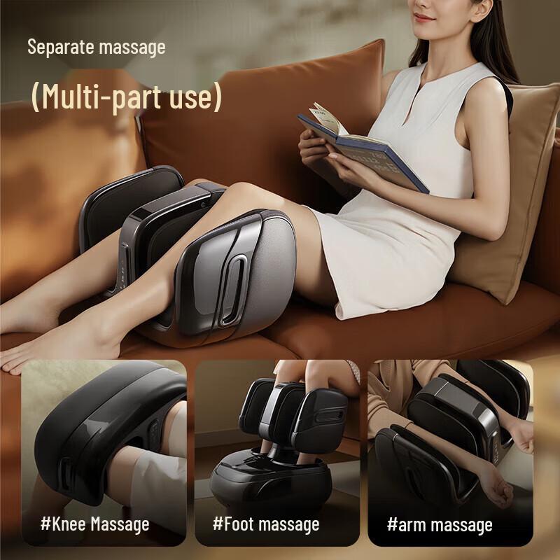 Aux Foot and Knee Massager with Heat and Air Compression