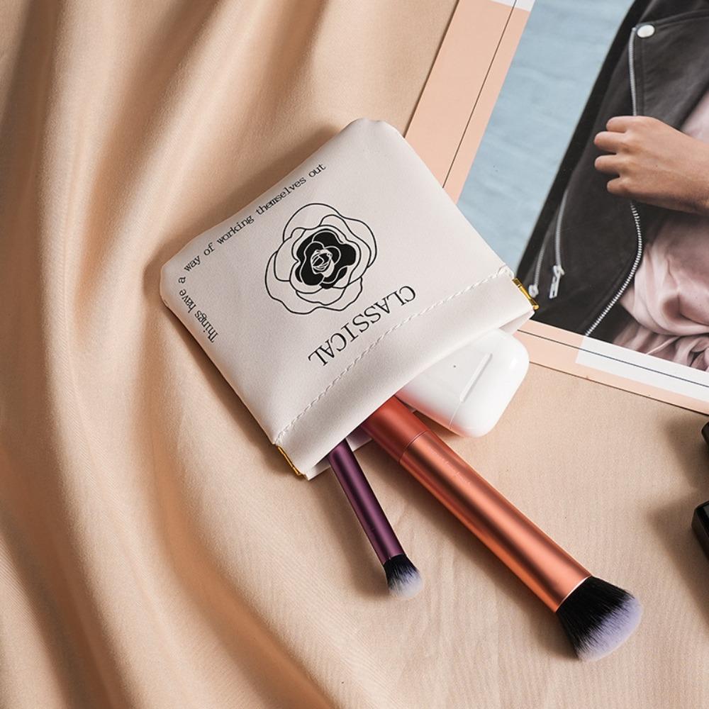 

Mini Cosmetic Organizer Pouch Portable Jewelry Handbag Fashion Storage Bag for Women Girls