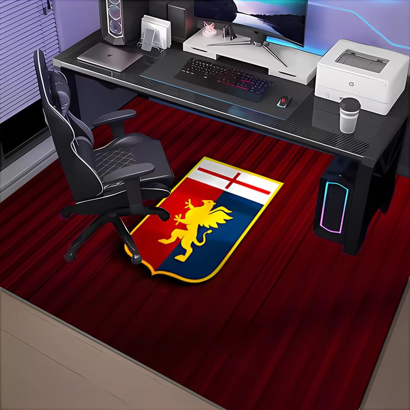 1PC Lion Shield Genoa Floor Mat for Living Room, Game Rooms, Office, Bedroom, Office Floor Mat Playful Design, Christmas Fan Gifts