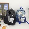 Schoolbag New Gradual Change Washed Denim Backpack Casual Versatile Student Bag Large Capacity Simple Trend Backpack