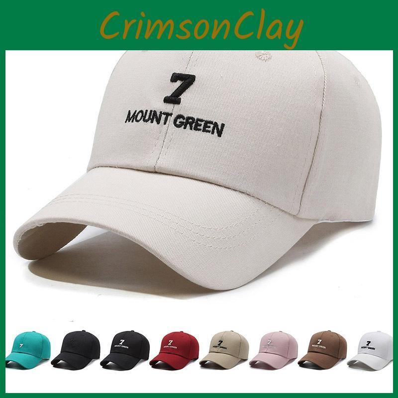 Mount Embroidery 7 Green Baseball Cap Peaked Caps Outdoor Sun Hat Gift Casual