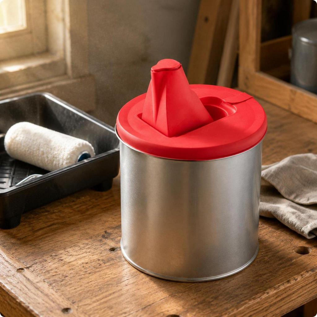 Gallon Paint Can Spout Lid Foldable LeakResistant Drip Bucket Cap for