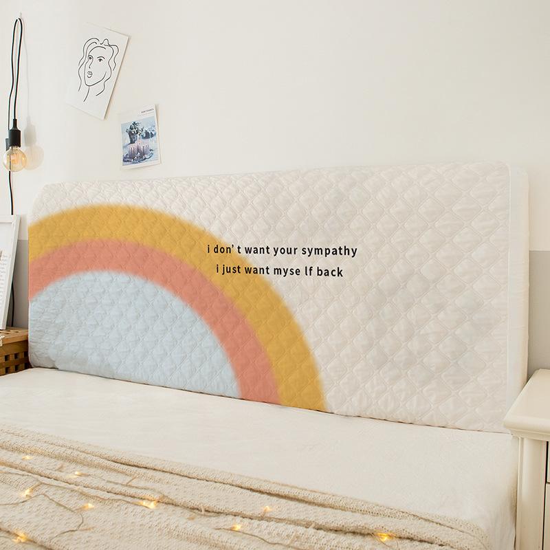 Quilted Padded Soft Bag Backrest All Inclusive Bed Head Cover Multiple Sizes Bed Back Protective Covers Easy Clean Four Season Universal Bedside Cover