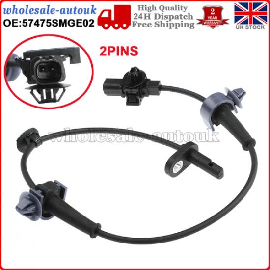 Rear Left ABS Sensor For Honda Civic 2006-12 Wheel Speed Sensor 57475-SMG-E02