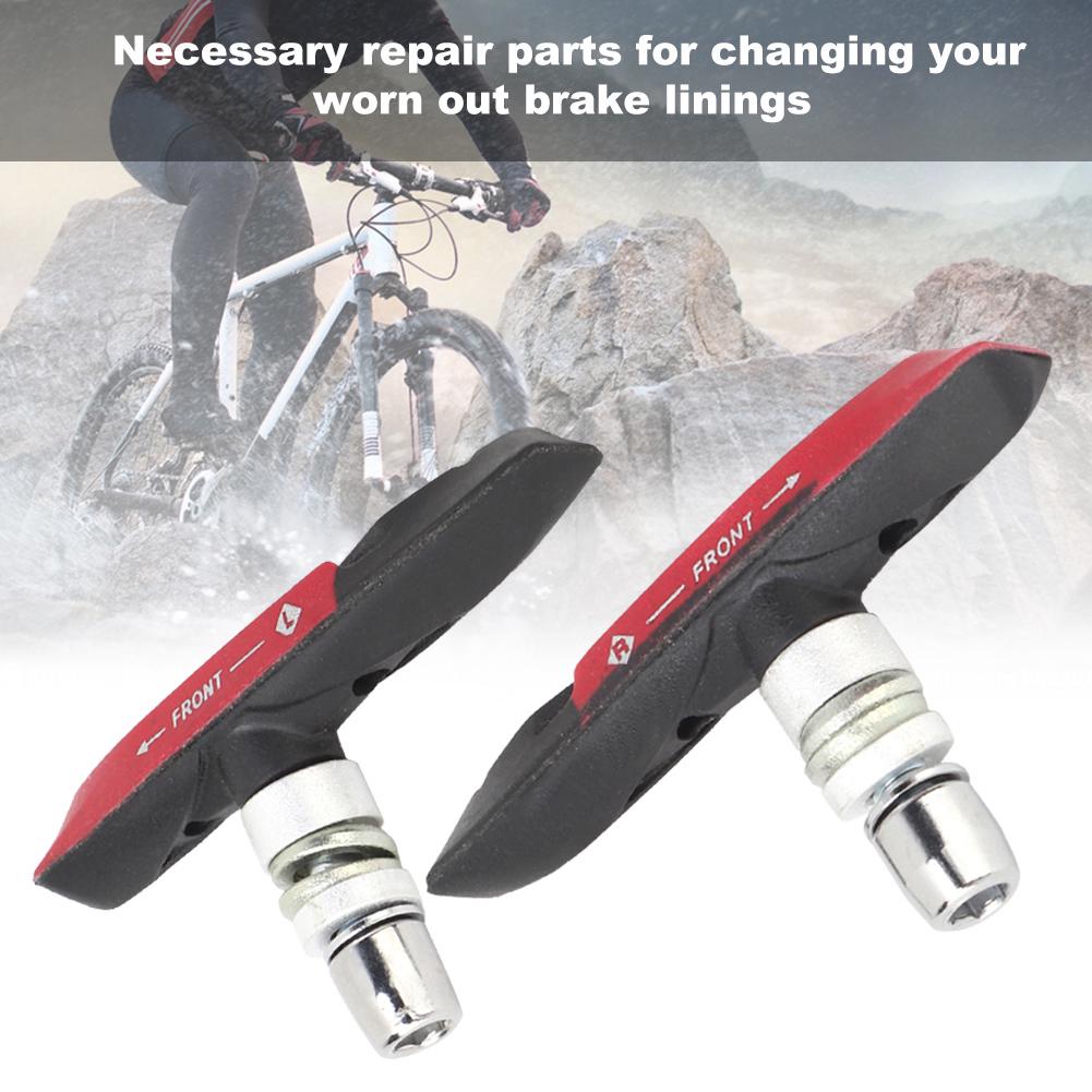 1 Pair of Bike V Brake Pads Lining Shoes Mountain Bicycle Brake System Pads Skin for MTB-959V