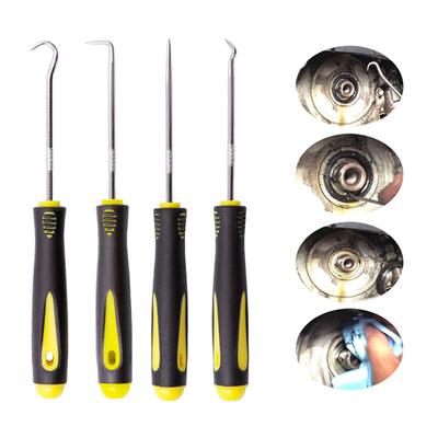 4 Adet 135/165/240 mm Araba Otomobil Araç Yağ Keçesi Tornavida Seti O-Ring Keçe Conta Çektirme Sökücü Kancalar