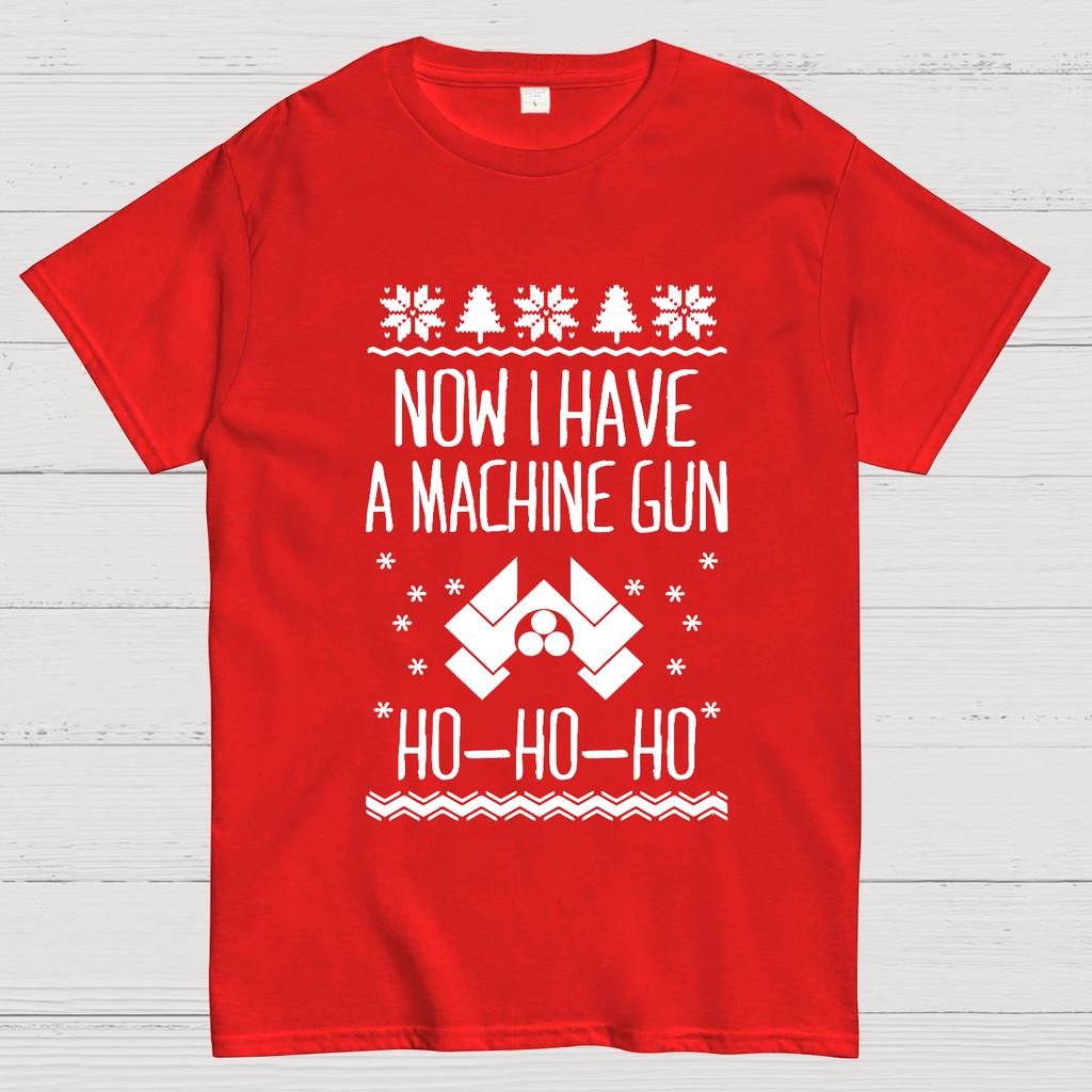 Now I Have a Machine Gun Ho-Ho-Ho Cotton Summer Casual Cool Loose T-Shirt