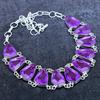 Pink Amethyst Gemstone Handmade 925 Sterling Silver Jewelry Necklace 18" l9f73