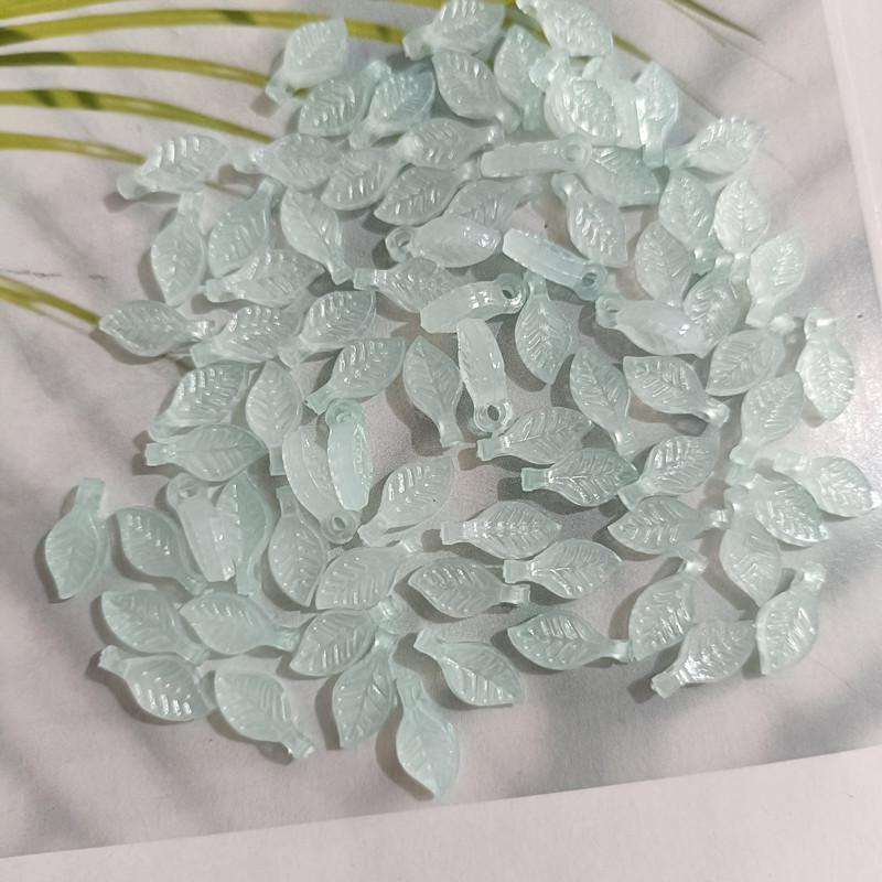 Acrylic Mini Grape Leaf Beaded String for DIY Jewelry Making: Bracelets & Necklaces