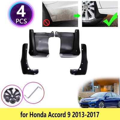 4PCS for Honda Accord 9 2013 2014 2015 2016 2017 Mudguards Mudflaps Fender Mud Flap Splash Guards Protect Rear Car