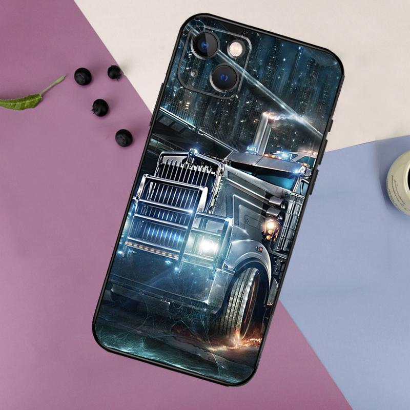 Cool Heavy Truck Car Silicone Case For iPhone 17 14 13 12 11 15 Pro Max 16 Plus 12 13 Mini 16e 17 Air Back Cover