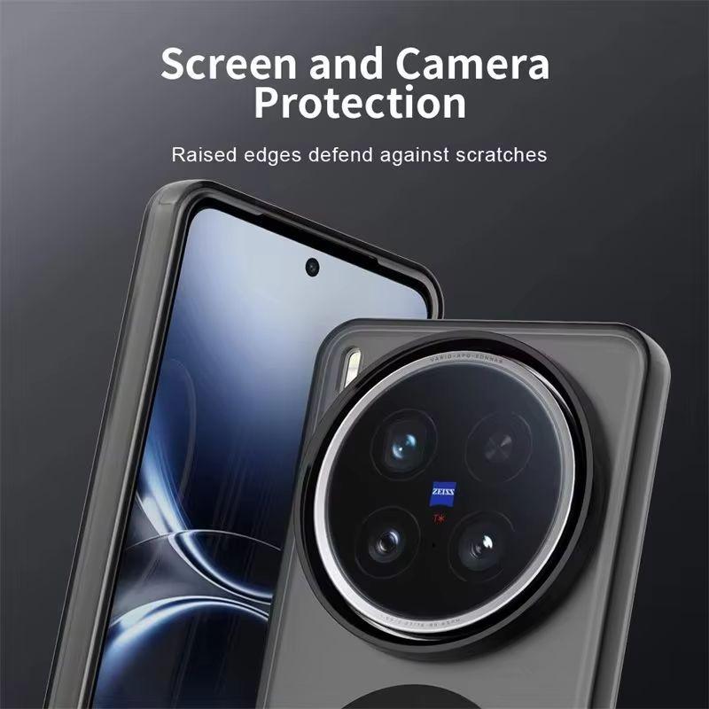 Magnetic For vivo X200 Ultra Case Magsafe Wireless Charging Cover vivo X200 Ultra X200s X200 Pro mini Matte PC Protective Cases