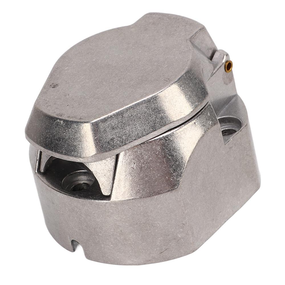 Aluminum Alloy 13 Pin Trailer Socket EU Standard 12V 12V Trailer Connector Female Trailer Connector Vehicle Connection