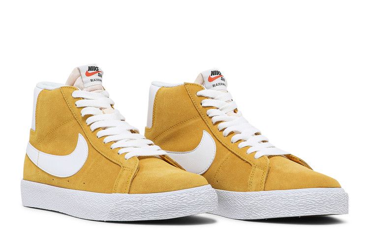 Men's Sneakers Nike SB Zoom Blazer Mid University Gold University Gold/University Gold-Black-White