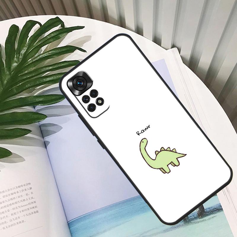 Cute Dino Aesthetic Dinosaur Funda For Xiaomi Redmi Note 14 13 10 11 12 15 Pro Plus Case For Redmi 15 13C 12C 10C 14C 15C