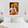 5D DIY Diament Malarstwo Jesienne Liście Pies Diament Haft Zwierząt Cross Stitch Pełne Kwadratowe Okrągłe Wiertła Home Decor Instrukcja Prezent