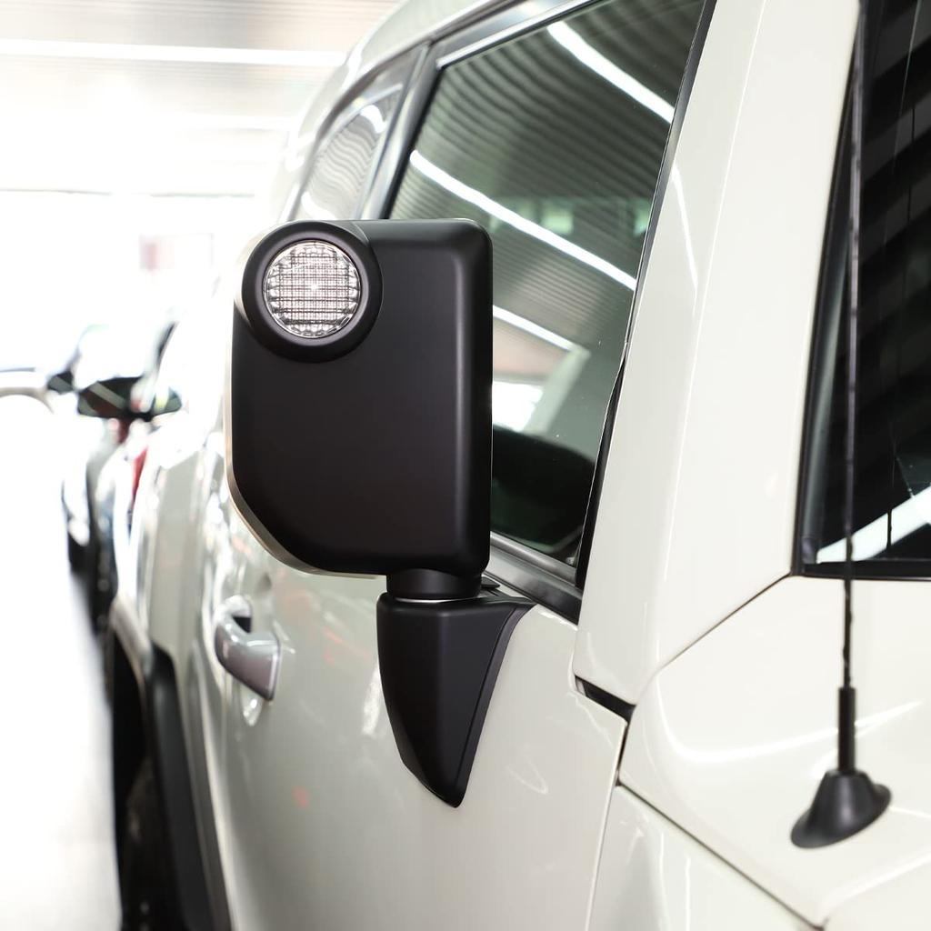 DIYUCAR Car Door Mirror Door Mirror Side Mirror Exterior Custom Waterproof and Easy Design for Toyota FJ Cruiser Garnish, Covers, Parts, Rainproof,
