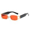 Trendy 2023 Celebrity Metal Square Sunglasses: Stylish, Small Frame for Men & Women