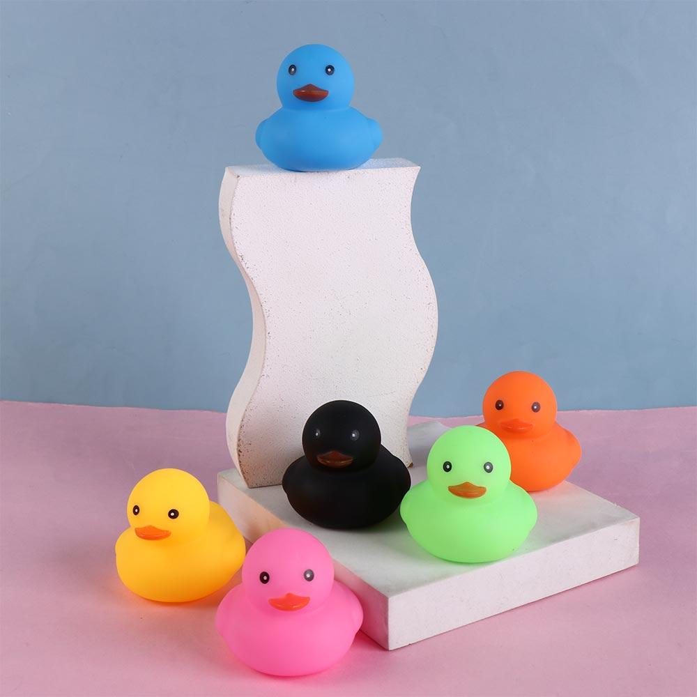 3PCS Yellow Duck Floating Duck Squeeze Sound Toy Floating Little Yellow Duck Water Toy  Toy for Kid