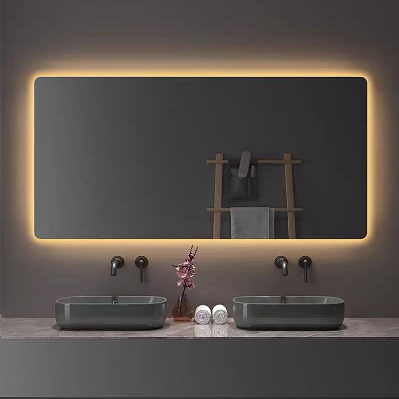 Modern Minimalist Multifunctional Smart Bathroom Mirror with Defogging and Light