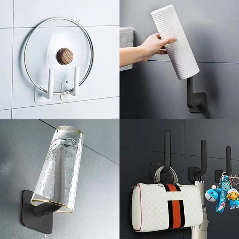 5Pcs Cap Holder Hat Rack For Baseball Caps Adhesive Hat Hooks For Wall Cap Hanger Storage No Drilling Hat Display Organizer