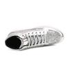 Men Sparkling Stage Shoes Lightweight  Black Gold Silver High Party Sneakers for School Student Plus Size