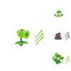 Bulk Plant Vs. Zombies Action Figures With Weapons And Accessories