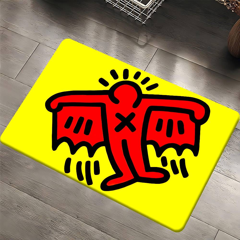 K-KeithsS H-Haring Room Mats Anti-slip Absorb Water Long Strip Cushion Bedroon Mat Household Carpets