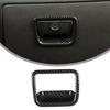 Carbon Fiber Co-pilot Storage Box Handle Cover Trim For 2010-15 Chevrolet Camaro