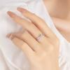 925 Sterling Silver Double Knot Finger Rings For Women Wedding Engagement Gift Party Charm Jewelry