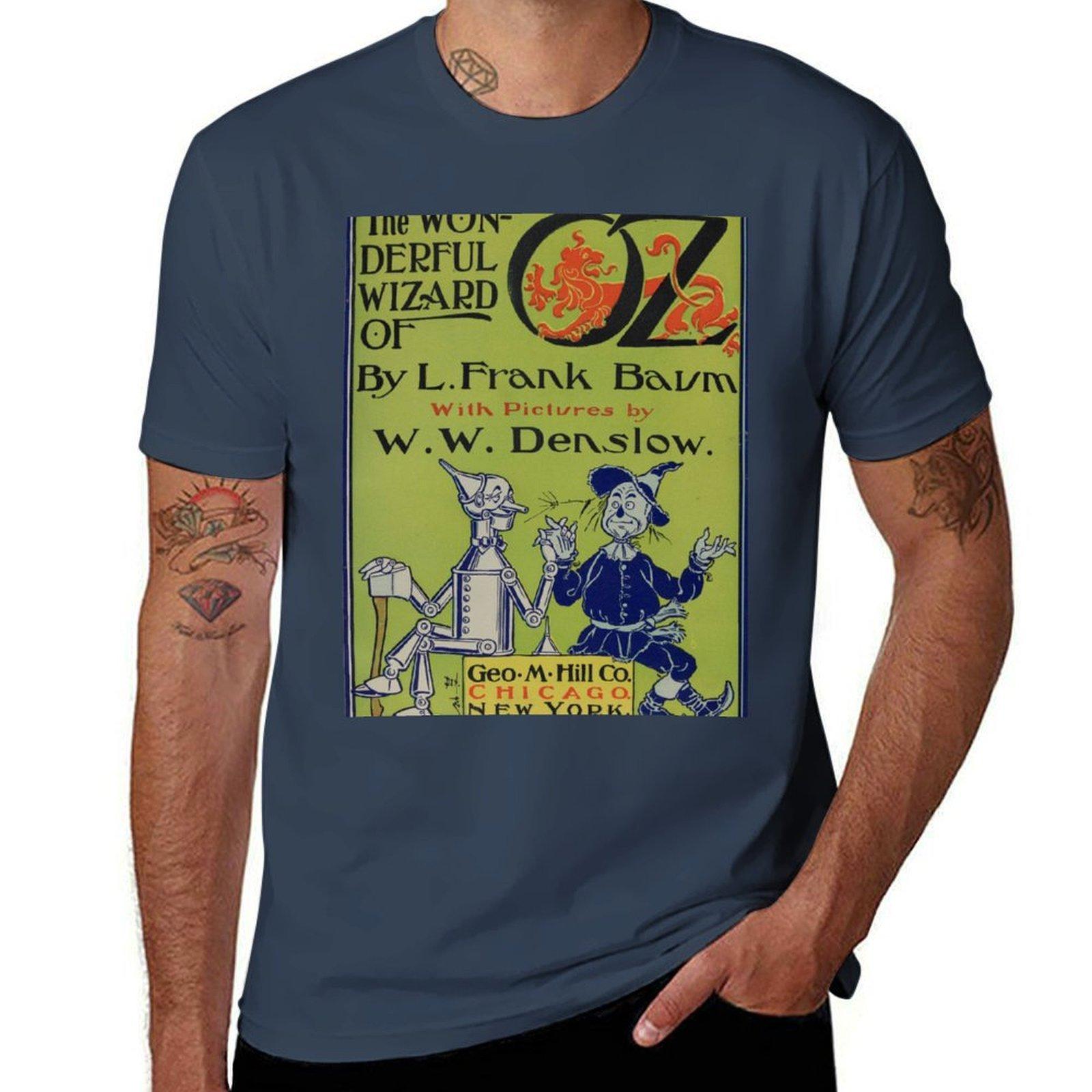 The Wizard Of Oz L Frank Baum Tshirt Work Comfort Tshirt For Unisex S