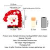 1PCS Christmas Gift Bag Creative Felt Cloth Children Candy Gift Bag Christmas Eve Handheld Portable Apple Bag