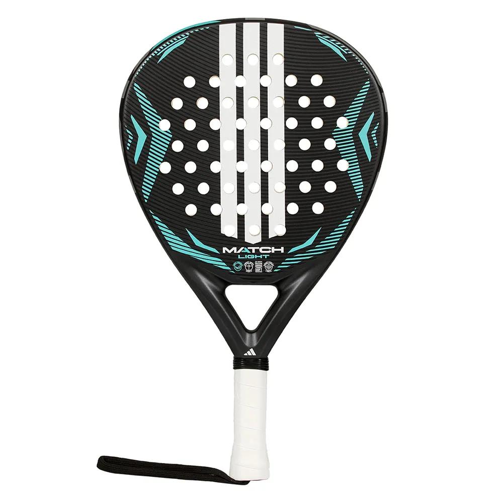 Adidas match light 2026 Tennisschläger leicht Schwarz schwarz