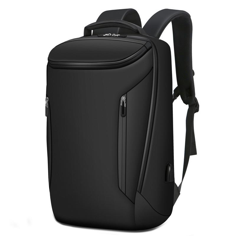 

Game computer backpack, men s 17-inch leather film, laptop bag, large-capacity travel backpack, college student schoolbag чорний
