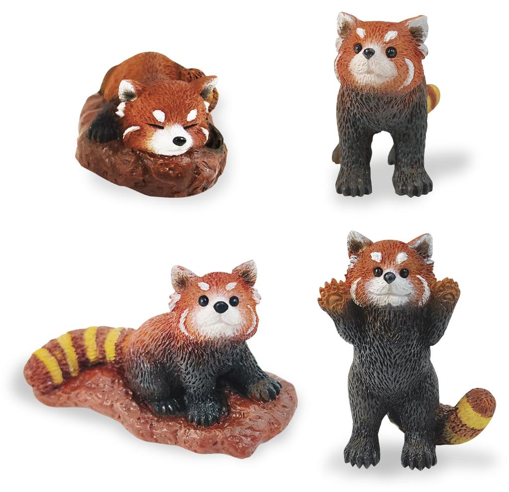 Nobu Company Excavation Master Red Panda Land Set 4-Piece RH3936-SET