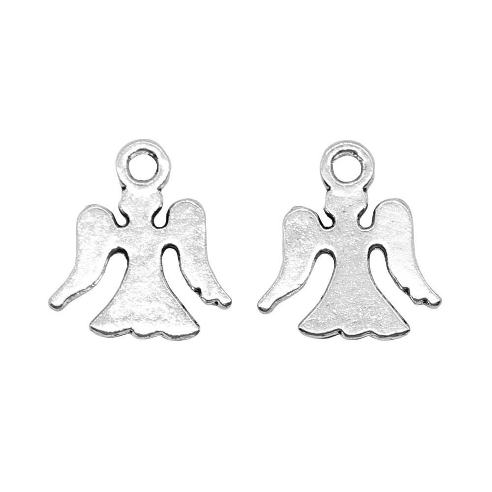 Angel Charms Alloy Fairy Pendants For Religious Holiday Jewelry Making