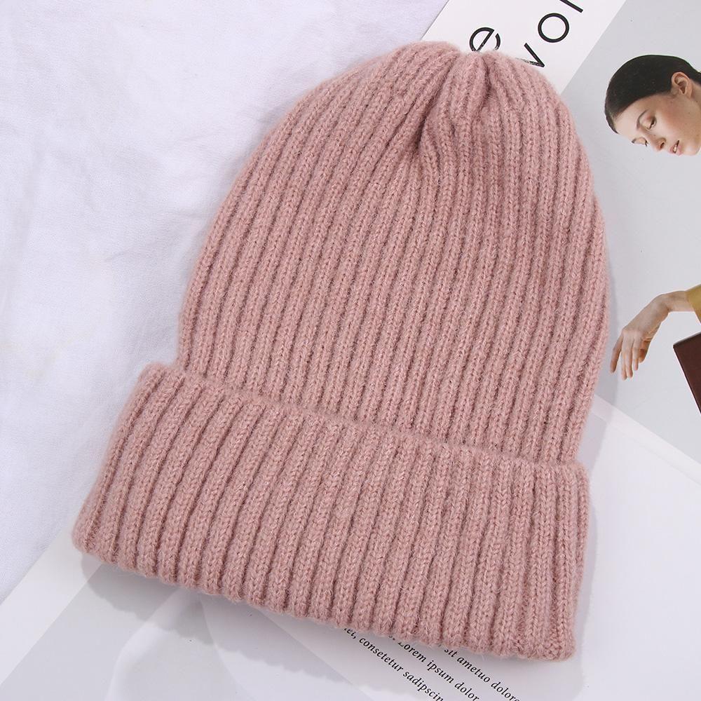 Nowa Moda Casualowa Czapka Miękki Luźny Bonnet Wełniana Dzianina Czapki Zimowe Czapka Narciarska Czapka Hedgingowa