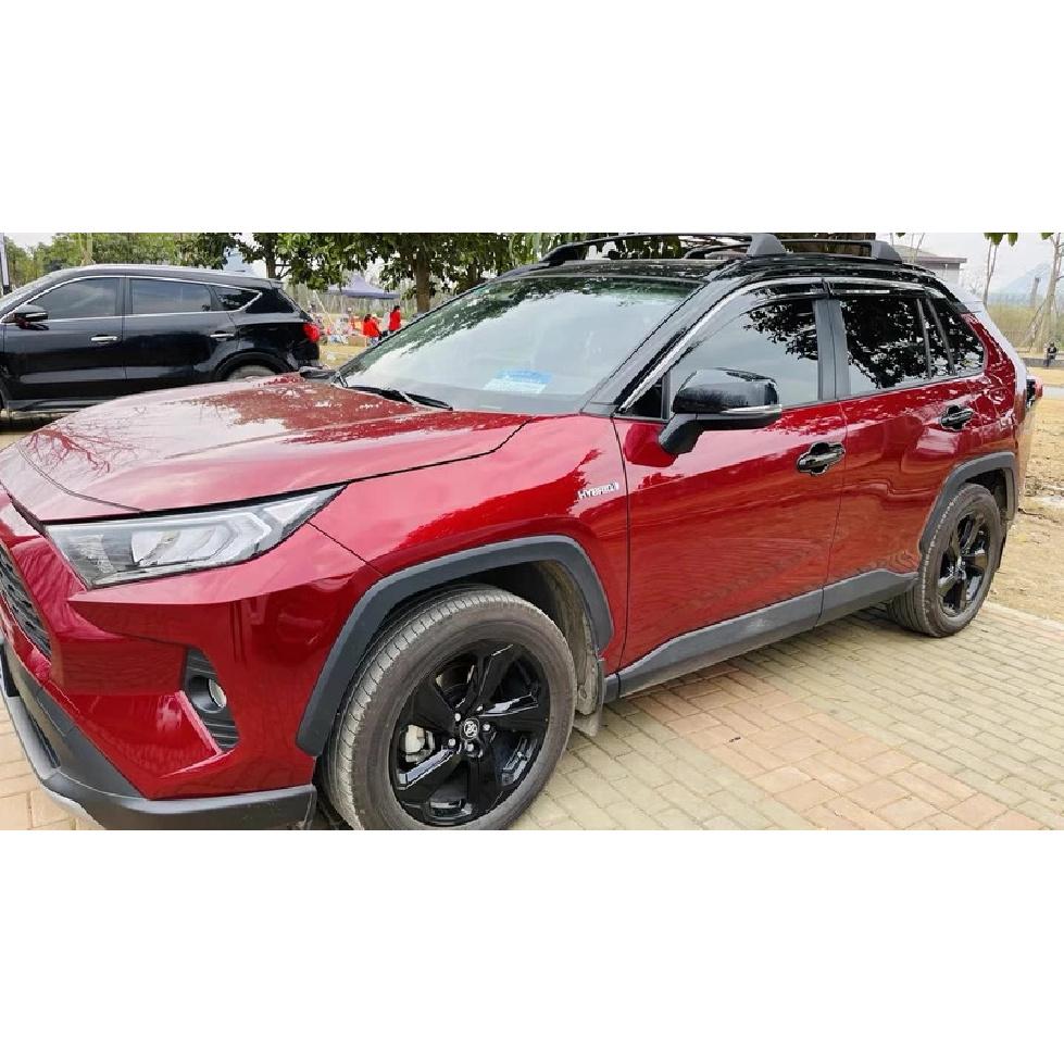 Gloss Black Car Styling Door Handle + Bowl Cover Trim Kits Exterior Accessories For Toyota RAV4 2019 2020 2021 2022 2023 2024