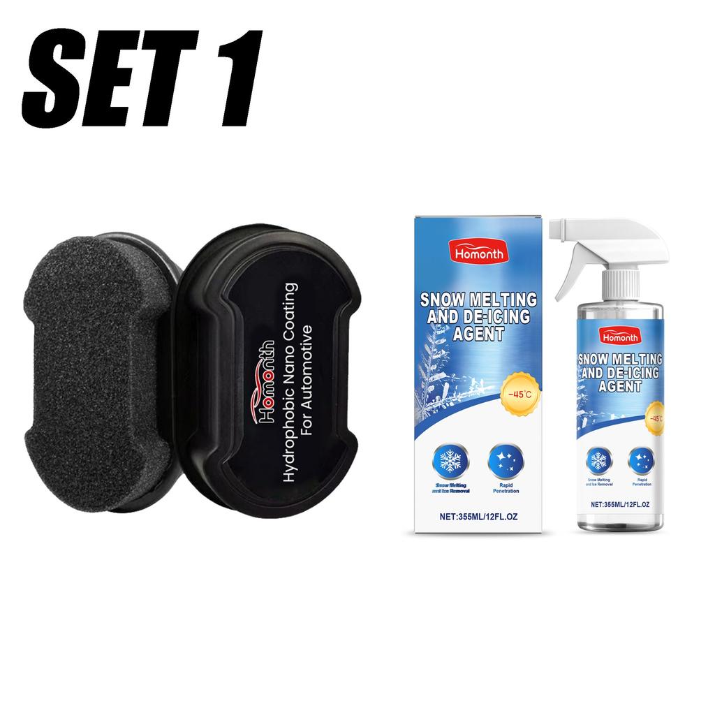 Car Snow Melting De-Icing Agent Winter Automotive Windshield De-Icer Quickly Melts Frost Car Antifreeze Anti-Frost Tools 355ml