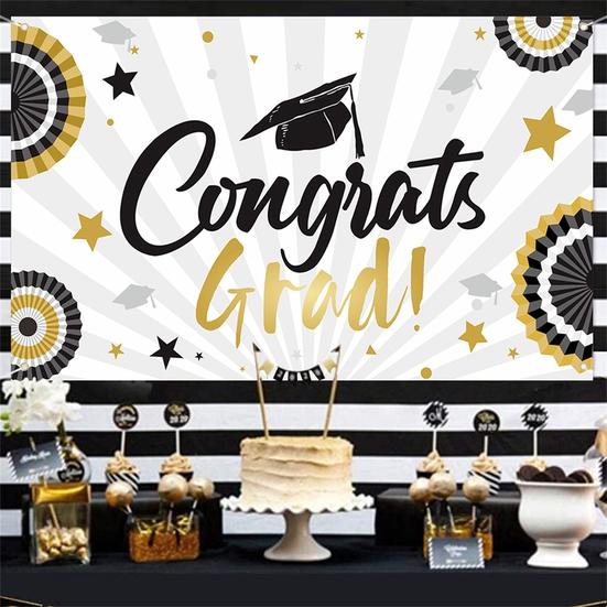 Graduation Banner Reusable Foldable for Classroom