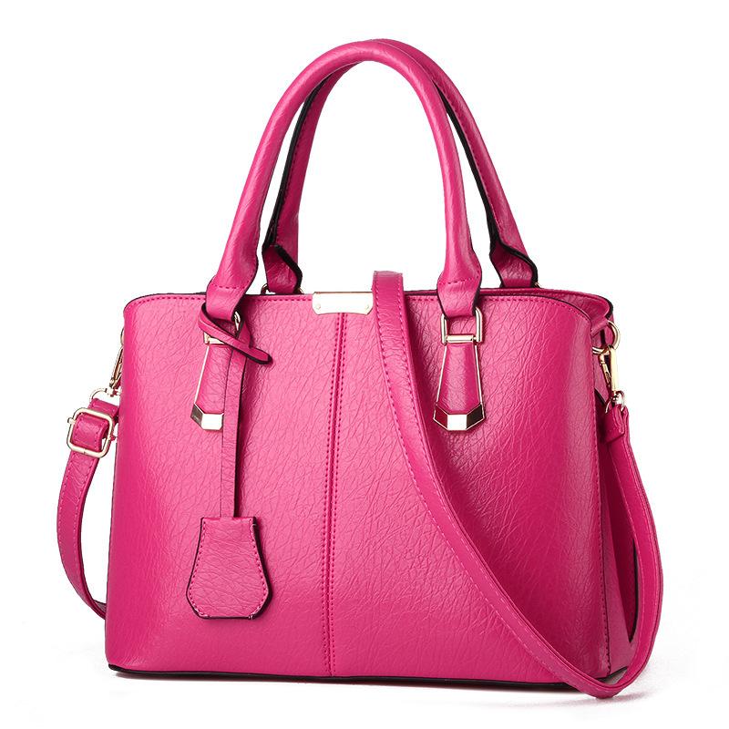 Women's bag generation leather large-capacity locomotive bag high-end simple platinum handbag