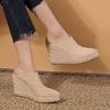  Wedges Mules Shoes Women High Heel Pumps Slipper Sandals Platform Casual Outdoor Comfortable Pumps Pointed Toe Shoes