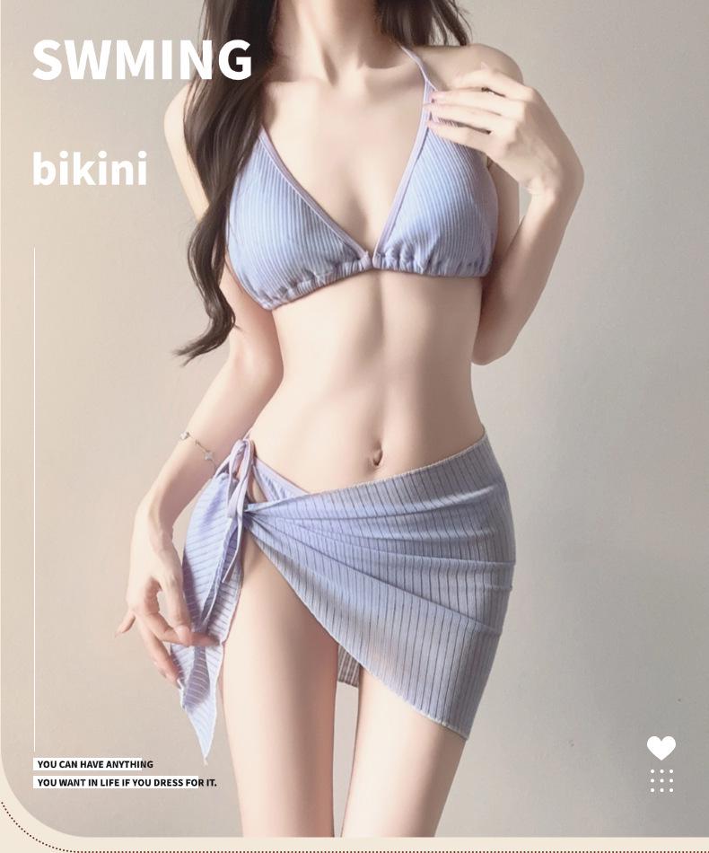 Women's Sexy Two-Piece Bikini Set - European and American Style Hot Spring Swimwear