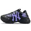 MLB Big Ball Chunky Abrasion Resistant Height Increasing Abrasion Resistant Height Increasing Low top Chunky Sneakers 3ASHC101N-50BKL(Team40SBOX)