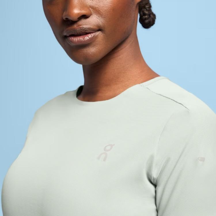 On Performance Regular T Shirt Women's Green 1WE10311911