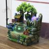 Desktop Fountain Waterfall Fish Bowl Feng Shui Landscape Rockery Indoor Ornament